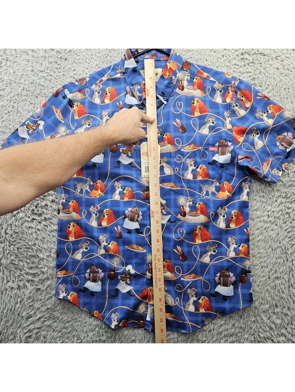 RSVLTS X Disney Shirt Lady and the Tramp Men Medium New W Tags - Picture 10 of 15